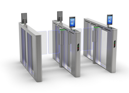 Speed Gate Pedestrian Turnstile Electronic Access Control Turnstile Gate With CE Certification