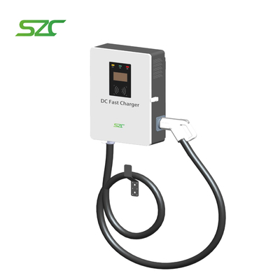 CCS2 Single Gun 4G Wifi DC Charger 20kW 30kW 40kW لمشروع هندسة العقارات التجاري